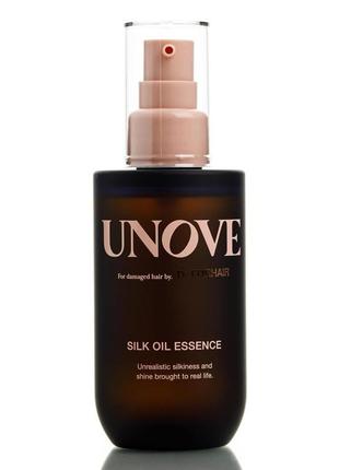 Поживна сироватка для волосся unove silk oil essence