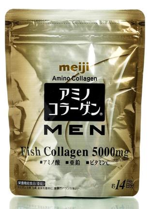 Морський колаген для чоловіків meiji amino collagen men