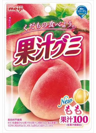 Колагеновий мармелад зі смаком персика meiji peach marmalade j...