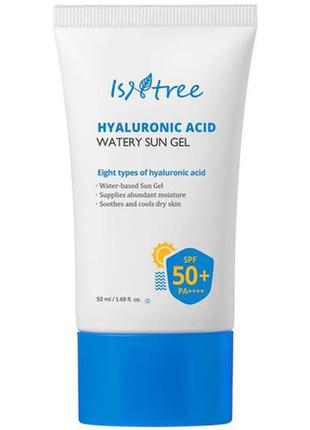 Зволожувальний сонцезахисний гель isntree hyaluronic acid wate...