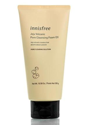 Пінка для вмивання з вулканічною глиною innisfree jeju volcani...