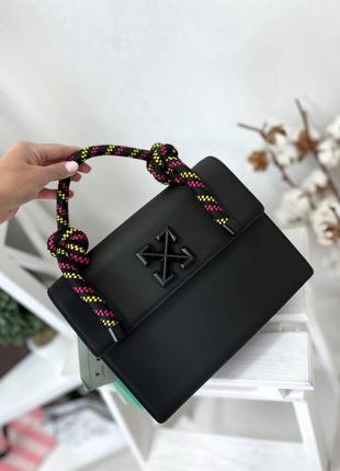 Сумка off white преміум натуральна шкіра