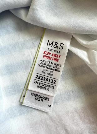 Сарафан у смужку m&amp;s сарафан в полоску на дівчинку 13/14 років платье в полоску для девочки. бренд marks &amp; spencer4 фото