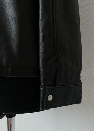 Куртка шкіра мінімалістична італія вінтаж vintage8 фото