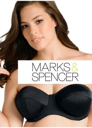 Бюстгалтер без бретелей marks&spencer strapless, 80b