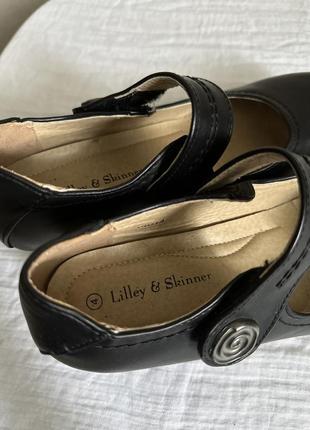 Кожаные туфли в винтажном стиле под дирндль эдельвейс небольшой каблук7 фото
