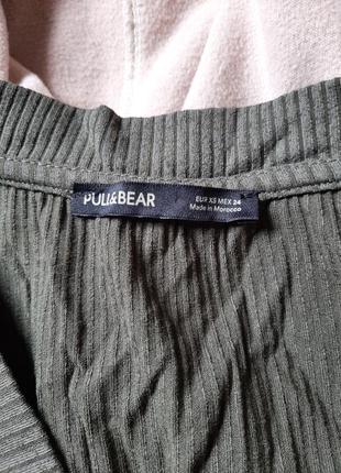 Платье платье в рубчик pull &amp; bear2 фото