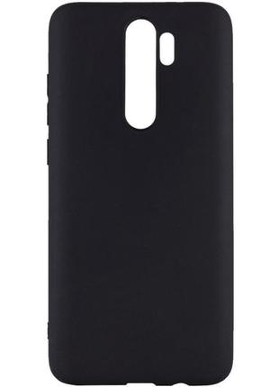 Матовий тонкий чохол для xiaomi redmi note 8 pro чорний