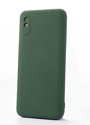 Силіконовий чохол soft touch з мікрофіброю для xiaomi redmi 9а...