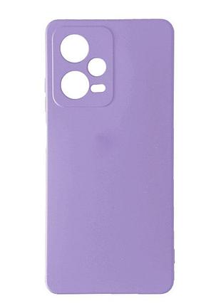 Силіконовий чохол на xiaomi redmi note 12 pro 5g/pro plus бузк...