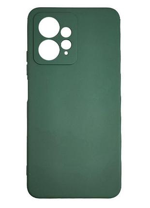 Матовий чохол на xiaomi redmi note 12 4g хакі зелений мікрофібра