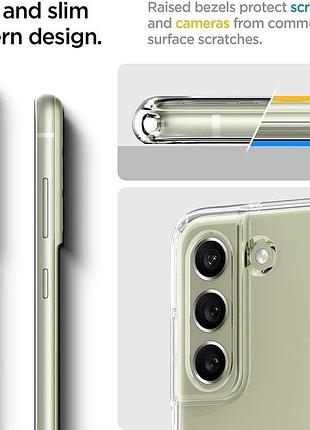Силіконовий чохол із захистом камери на samsung galaxy s21 fe ... 5