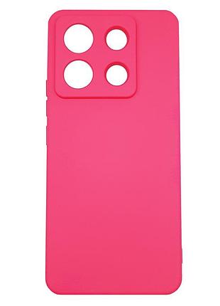 Силіконовий чохол на xiaomi redmi note 13 pro 5g рожевий
