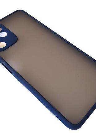Матовий чохол soft touch з кольоровими кнопками для samsung а2...