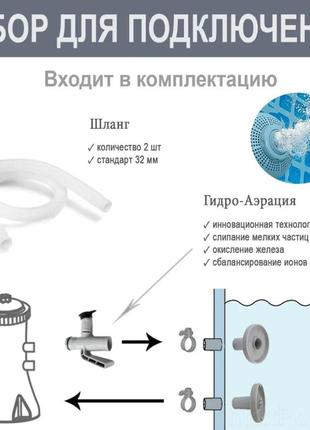 Басейн з надувним кільцем, наливний 366х76см, з фільтр-насосом 2006 л/год5 фото