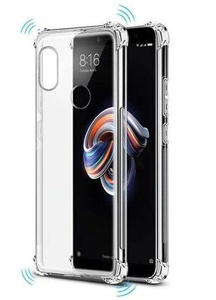 Протиударний прозорий силіконовий чохол для xiaomi redmi note ...