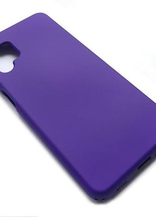 Силіконовий чохол soft touch з мікрофіброю для samsung m52 фіо...