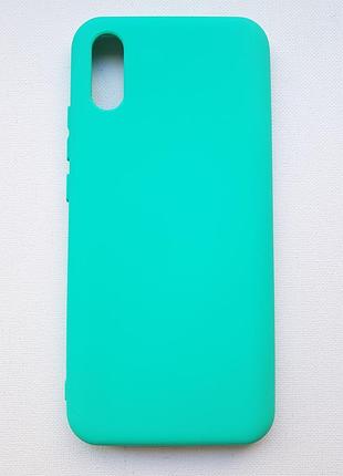 Силіконовий чохол soft touch з мікрофіброю для xiaomi redmi 9а...
