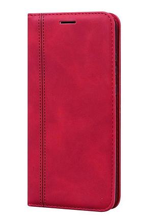 Захисний чохол-книжка магніт xiaomi redmi note 4/4x червоний п...