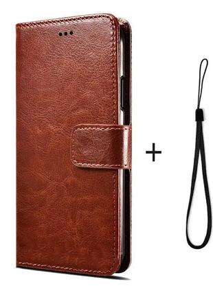 Захисний чохол-книжка магніт хлястик xiaomi redmi note 8t кори...