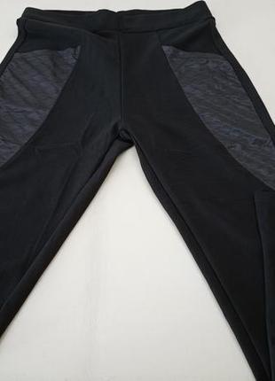 Лосины брюки женские черные стрейч размер 461 фото