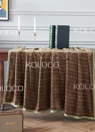 Покривало-плед камушки koloco 160/210 см сірий 4