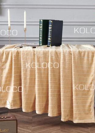 Покривало-плед камушки koloco 160/210 см сірий 8