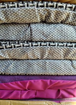 М'яка подушка/чохол на стілець/табуретку 40х40х5 4 шт