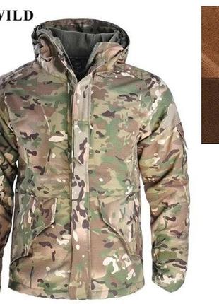 Тактична (військова) зимова куртка han-wild g8 (осінь-зима) му...