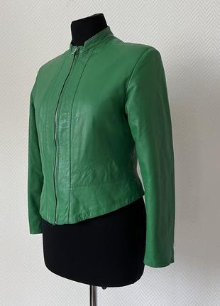Куртка кожа италия винтаж vintage4 фото