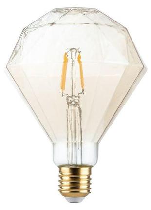Філаментна led ретро лампочка livarno lux, 4,9 вт, е27, велика...