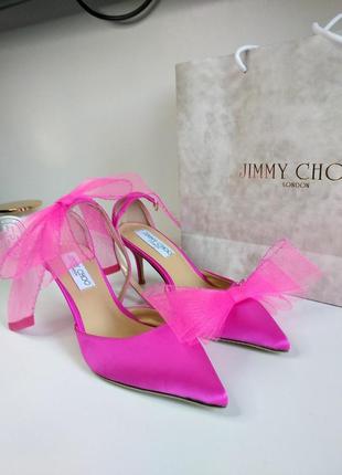 Розкішні рожеві туфлі jimmy choo джимми чу😍1 фото
