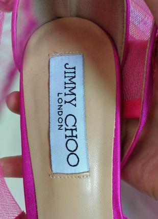 Розкішні рожеві туфлі jimmy choo джимми чу😍5 фото