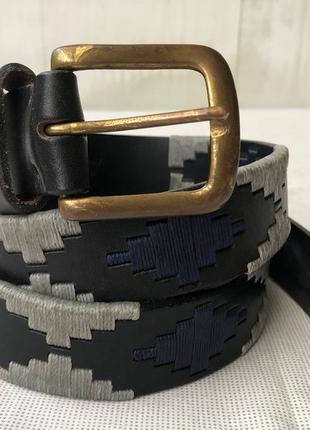 Аргентинский кожаный ремень с вышивкой arqana1 фото