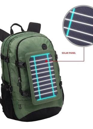 Рюкзак з сонячною батареєю туристичний2 фото