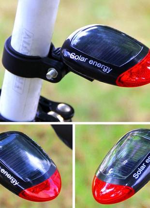 Задній ліхтар для велосипеда з сонячною батареєю solar energy 909