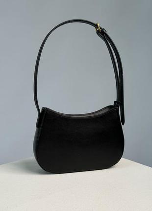 Сумка celine medium tilly bag in shiny calfskin black3 фото