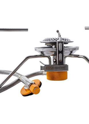 Портативний газовий пальник для кемпінгу павук зі шлангом і п'...