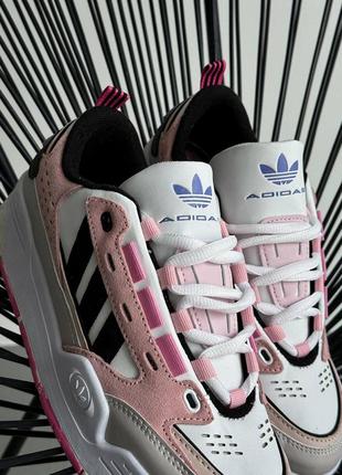 Кроссовки adidas adi 2000 white pink4 фото