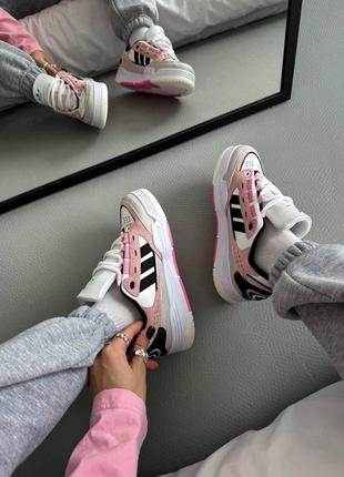 Кроссовки adidas adi 2000 white pink6 фото