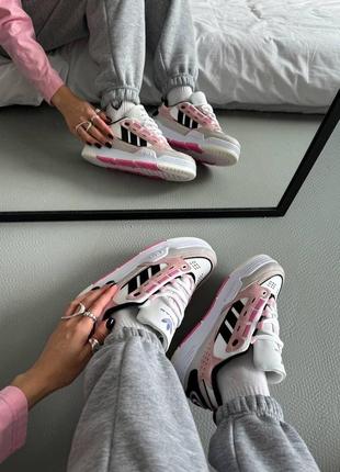 Кросівки adidas adi 2000 white pink5 фото