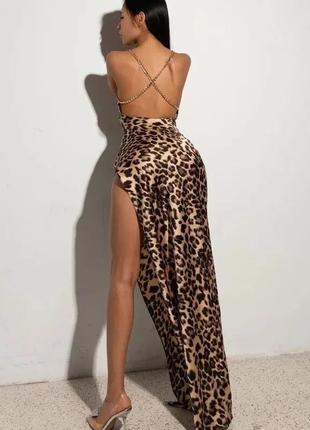 Сукня леопардова5 фото
