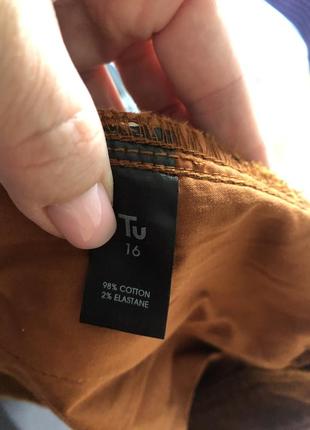 Вельветовая юбка с карманами5 фото