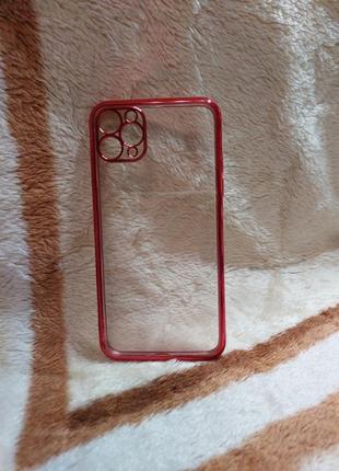 Чехол shininq clear side color для iphone 11 pro max
