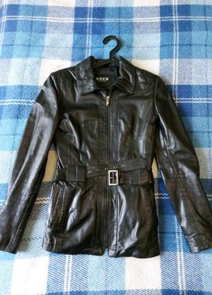 Шкіряна куртка-піджак