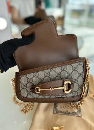 Сумка mini gucci horsebit 1955 новая коллекция3 фото