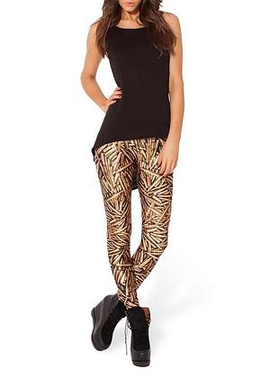 Леггинсы с рисунком "пули". скидка 50%