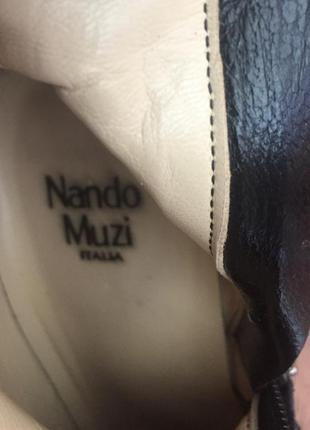 Ботфорты сапоги nando muzi италия, замша кожа, размер 375 фото