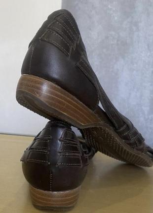 Кожаные туфли сандалии sioux das mokassin gefohl оригинал,новые3 фото