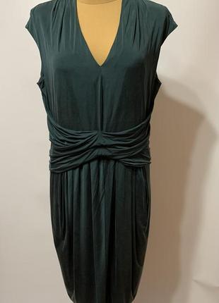 Зелена сукня на підкладці,дефект1 фото